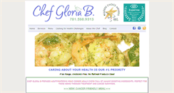 Desktop Screenshot of chefgloriab.com